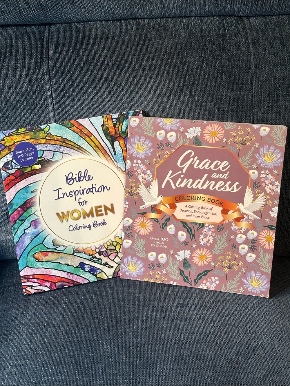 Grace & Kindness & Bible Inspiration for Women Coloring Book Bundle